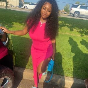 SHEIN split thigh Bodycon dress